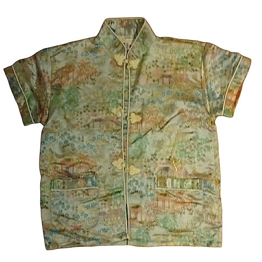 Golden Dragon Kids Silk Asian Shirt